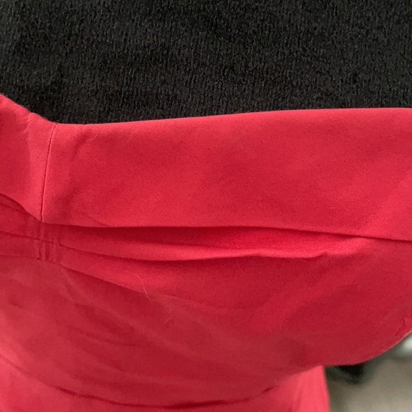 Red Strapless BCBG Max Azria dress - Picture 5 of 16